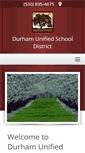 Mobile Screenshot of durhamunified.org