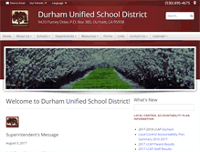 Tablet Screenshot of durhamunified.org